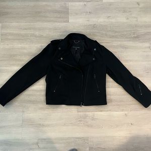 Banana Republic Vegan Suede Moto Jacket